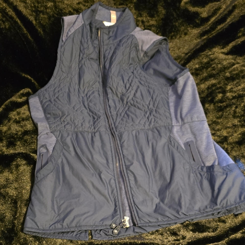 Peter Millar Dark Blue Quilted Vest